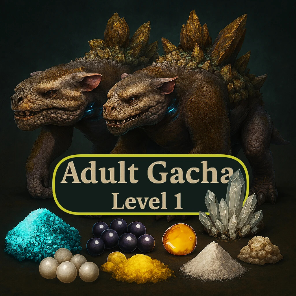 ARK Survival Ascended | Gacha Dust/BP/SP/Sap/Oil/Salt/Sulfur.. - PC/XBOX/PS5 PvE