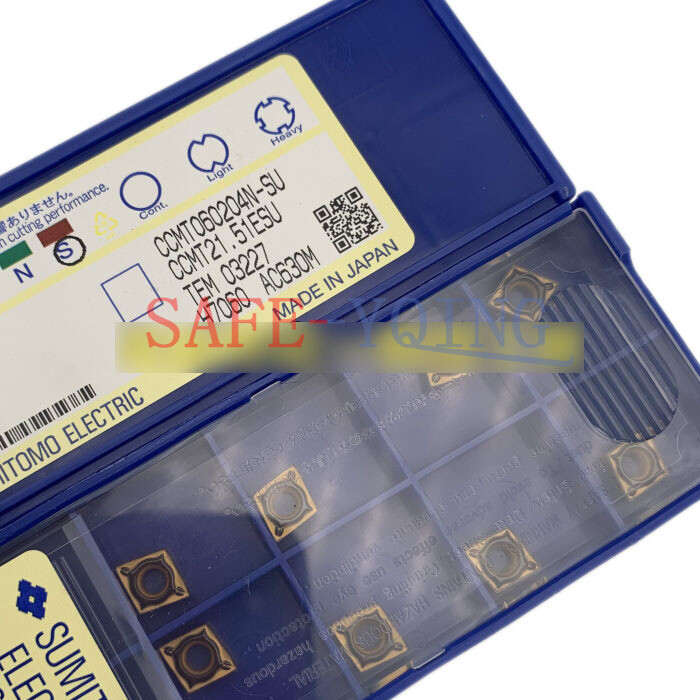 10PCS SUMITOMO CCMT060204N-SU AC630M CNC Carbide Inserts New