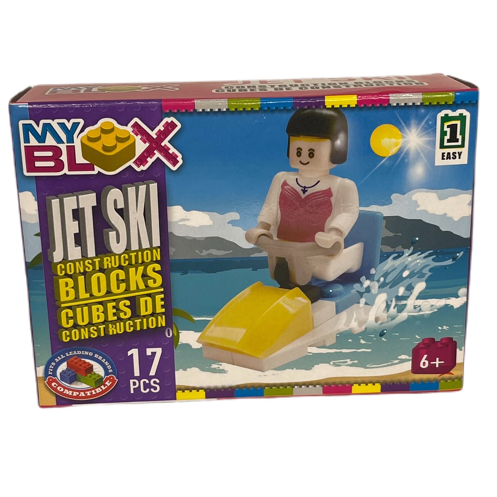 My Blox Building Toys Jet Ski 17 Pieces Ages 6+ Fun Toy Gift Boys/Girls Stocking