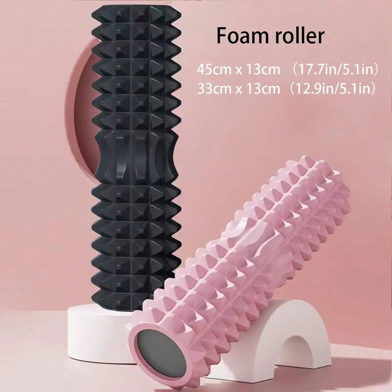 EVA Yoga Foam Roller Massage Stick Muscle Relaxation Pilates Fitness Tool