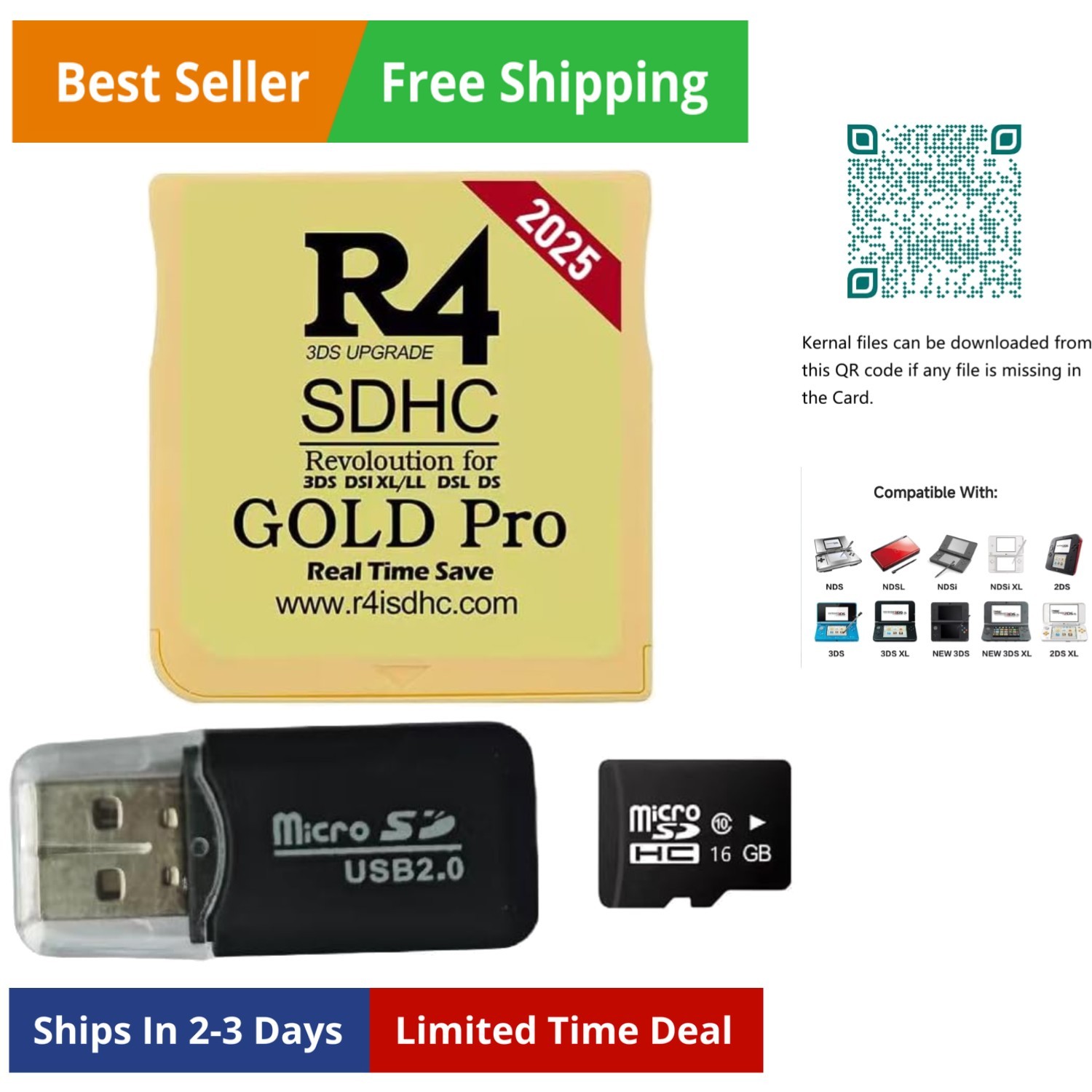 Pro Version 16GB Micro SDHC Dual Core Revolution Cartridge Compatible with Ne...