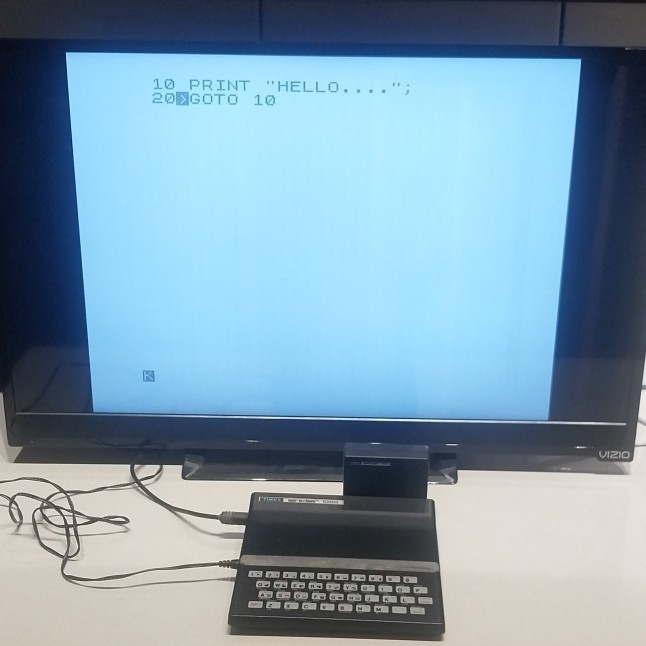 Timex Sinclair 1000 with 16k memory Composite video ready