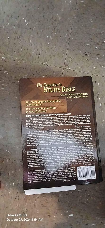 KJV The Expositor's Study Bible (Giant Print)