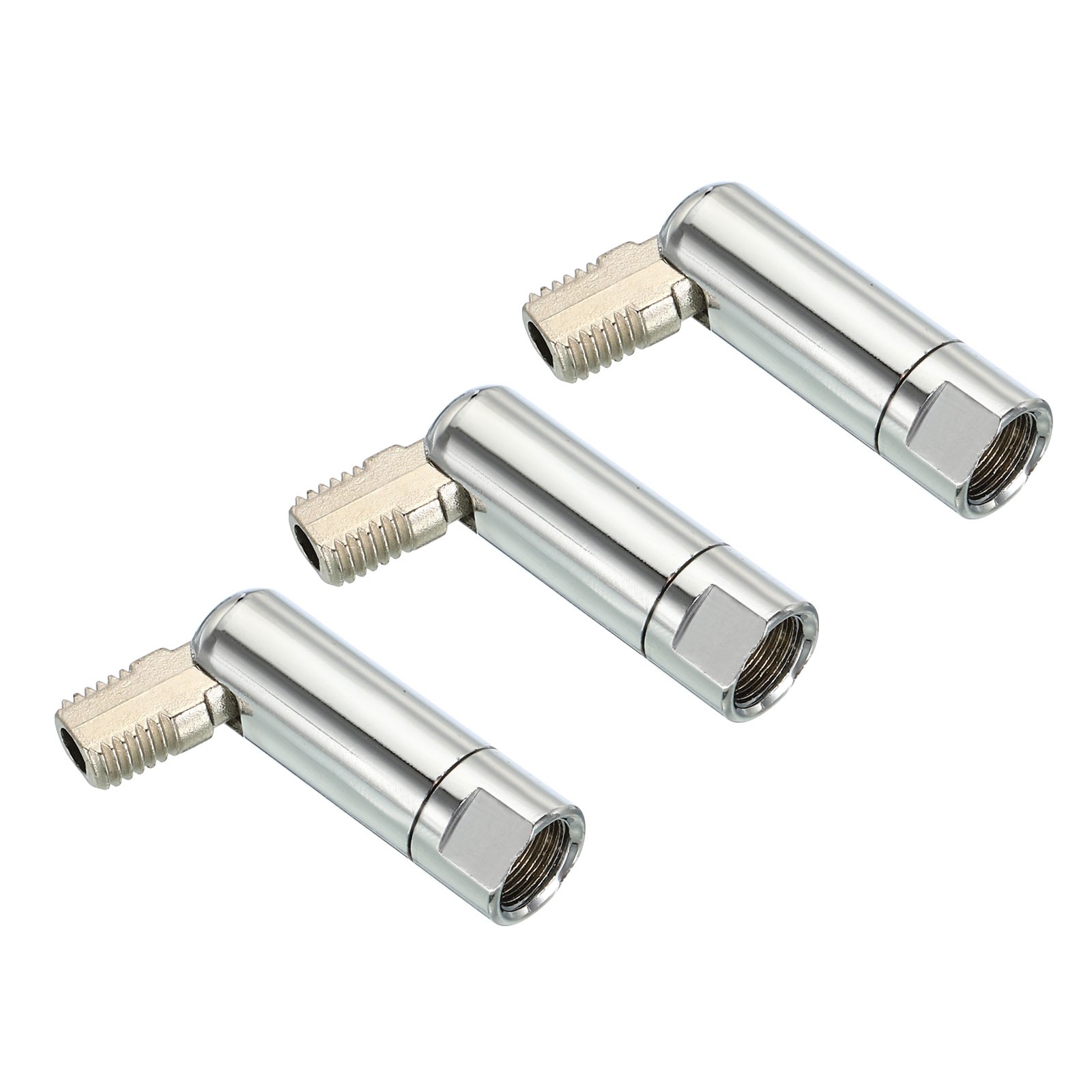 3Pcs 180/350 Degree Sloped Ceiling Light Adapter M8 Thread Chrome