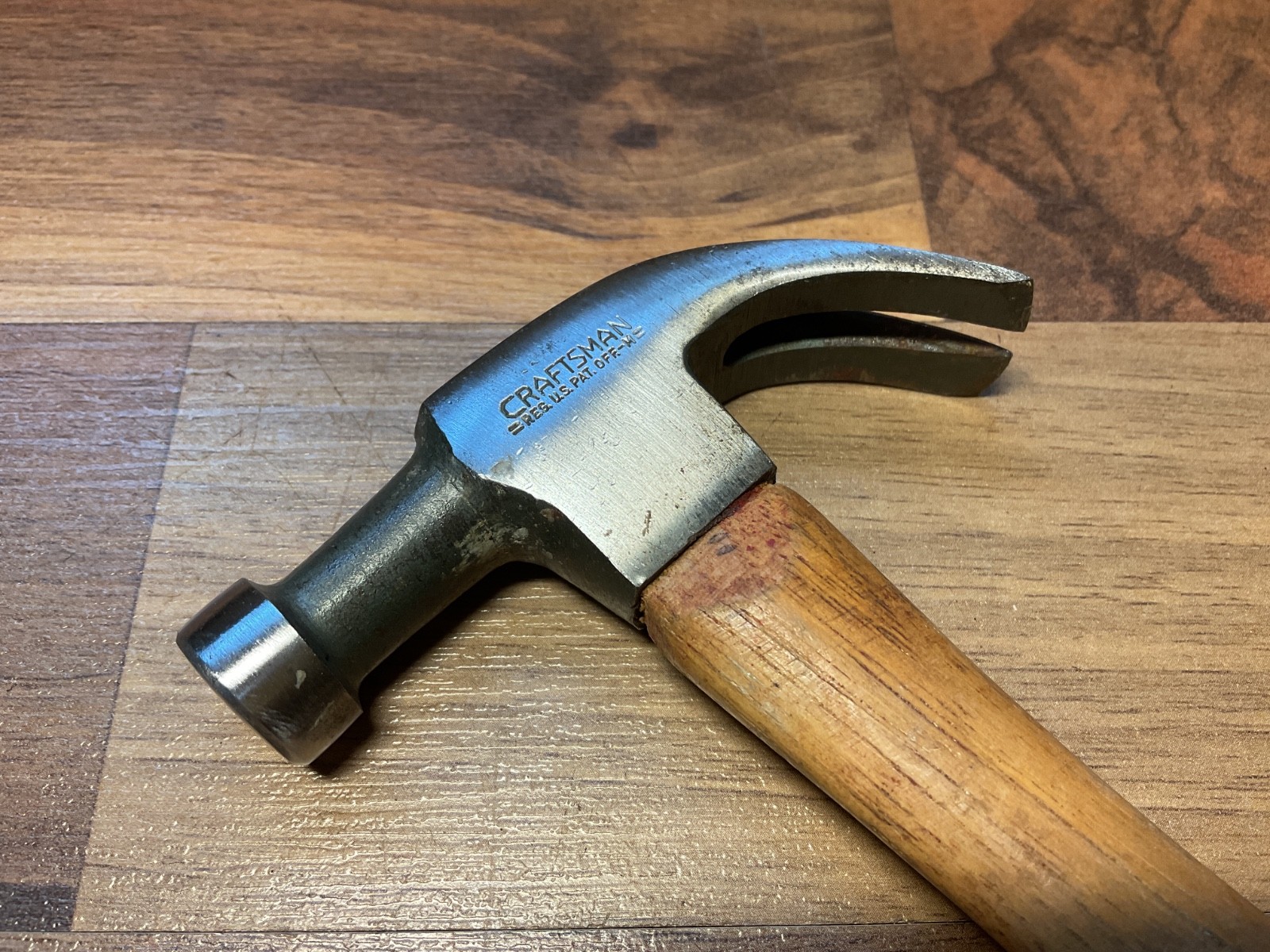 Vintage CRAFTSMAN 6.7 oz. Finishing Claw Hammer w/ORIGINAL “MODEL MAKER” Handle