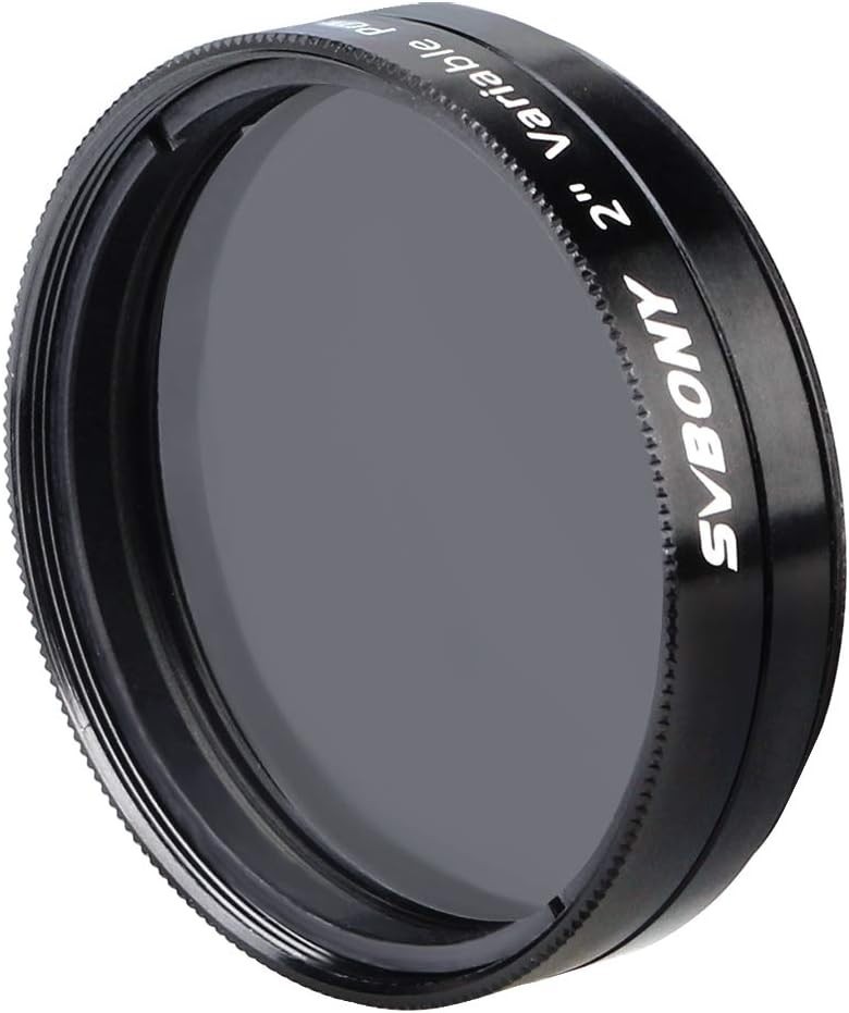 Adjustable 2-Inch Moon Filter with Multi-Coating for Enhanced Astronomical Views