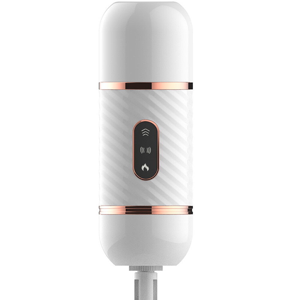 Cyclone Fire Thrusting Sex Machine w/ Heating, 7 Mode (Detachable Suction Cup)