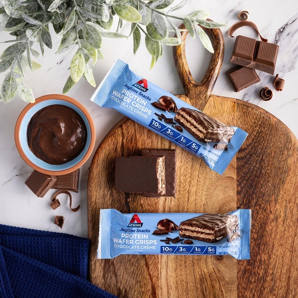 Chocolate Creme Wafers High Protein Low Carb Snack Keto Friendly Treat 5 Count 2
