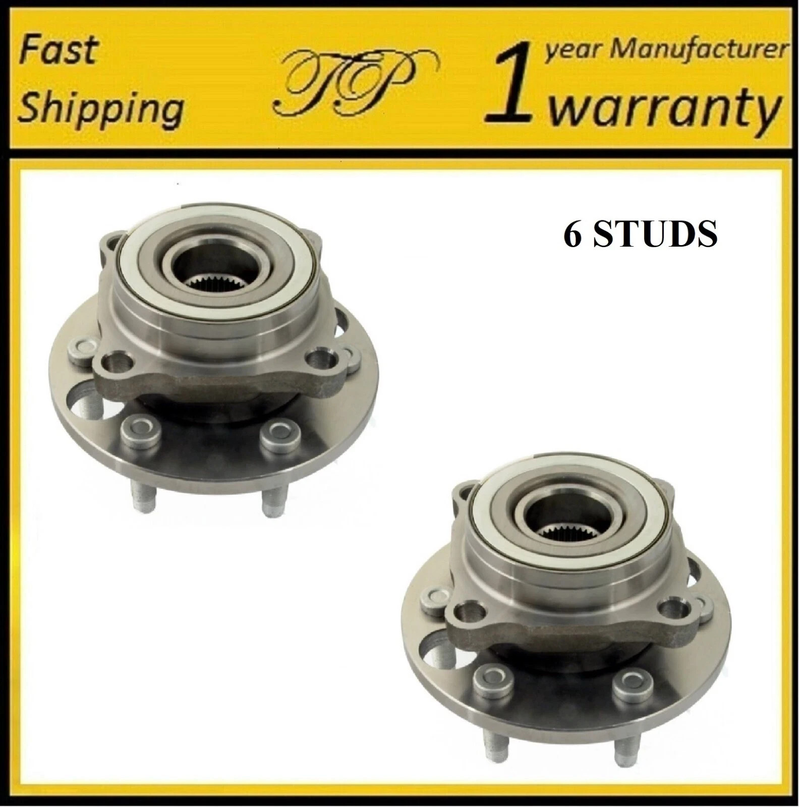 Rear Wheel Hub Bearing Assembly For CHEVY SUBURBAN 1500 /TAHOE/GMC YUKON...PAIR