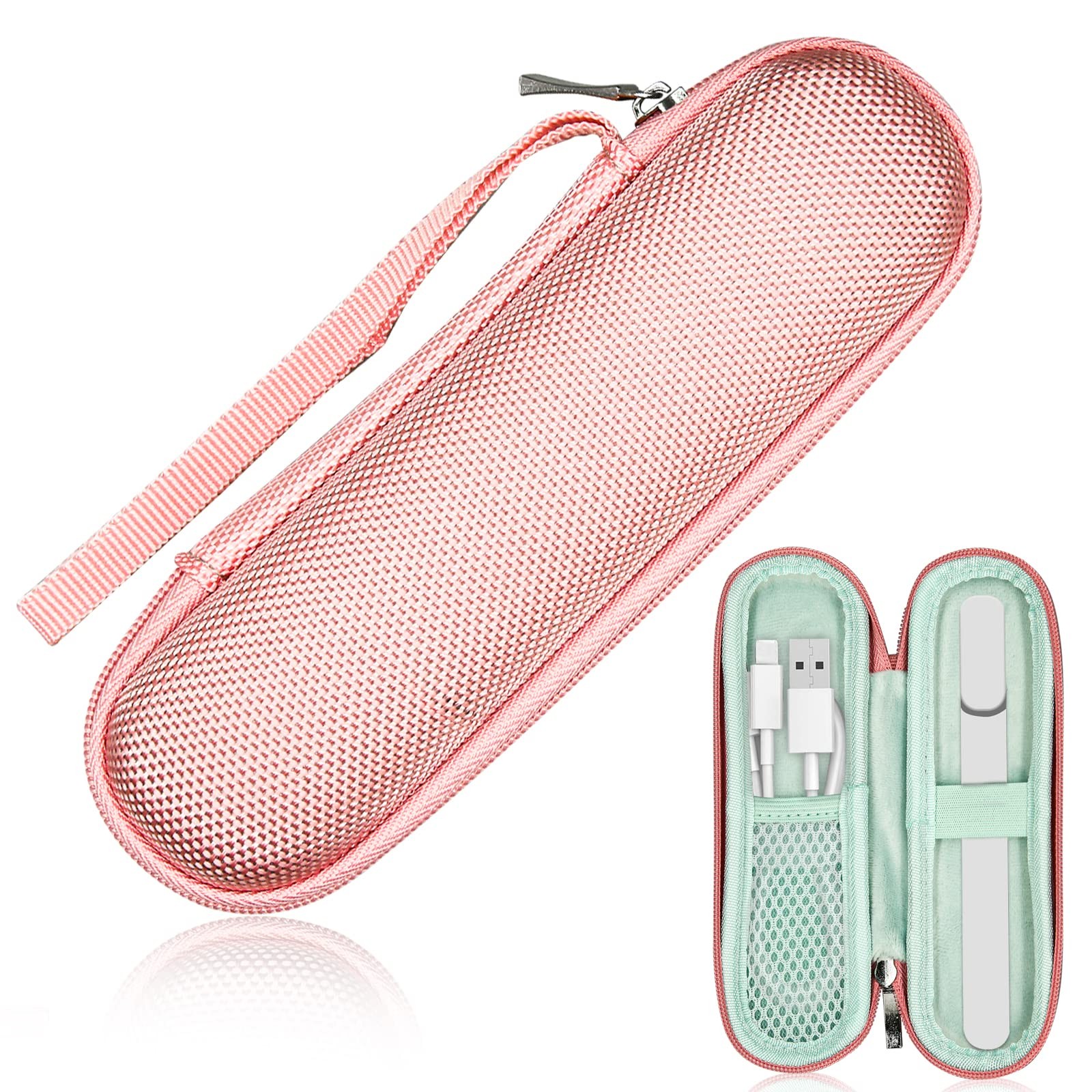 CANIPHA Portable Hard 17.5 X 5.5 X 3.5 Cm (6.9 X 2.2 X 1.4 Inch), pink