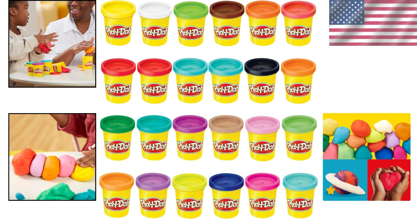 Play-Doh Modeling Compound 24-Pack - Back to School Supplies