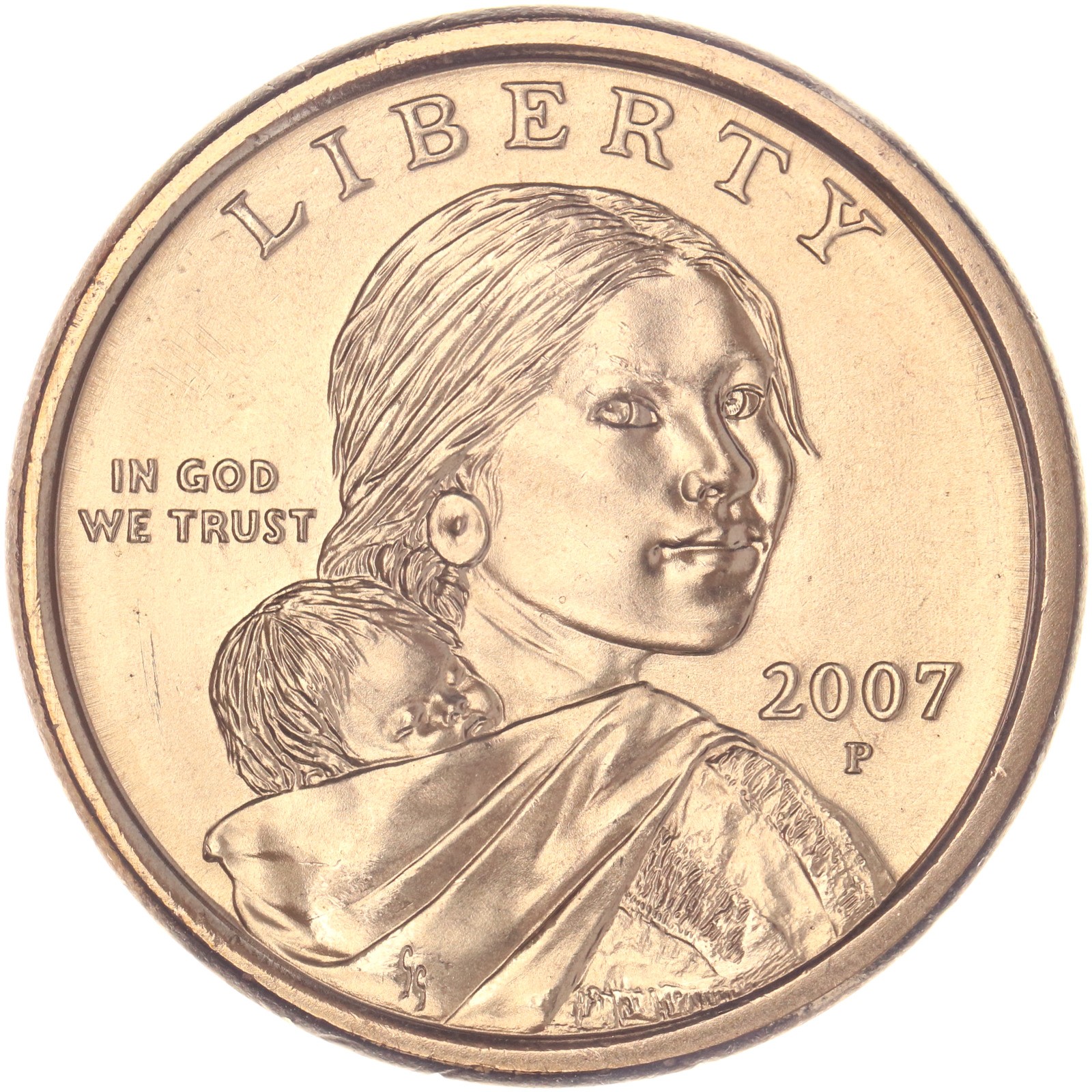 2007 P Native American Sacagawea Dollar Choice BU See Pics Q453