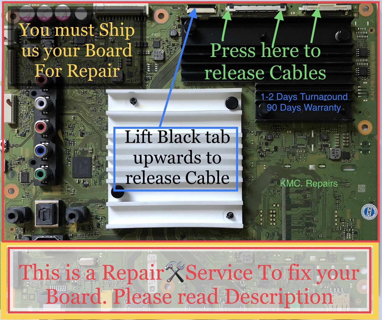 Repair🛠Service For: XBR-75X850E XBR-75X900E  XBR-65X900E  XBR-55X900E Main Bd