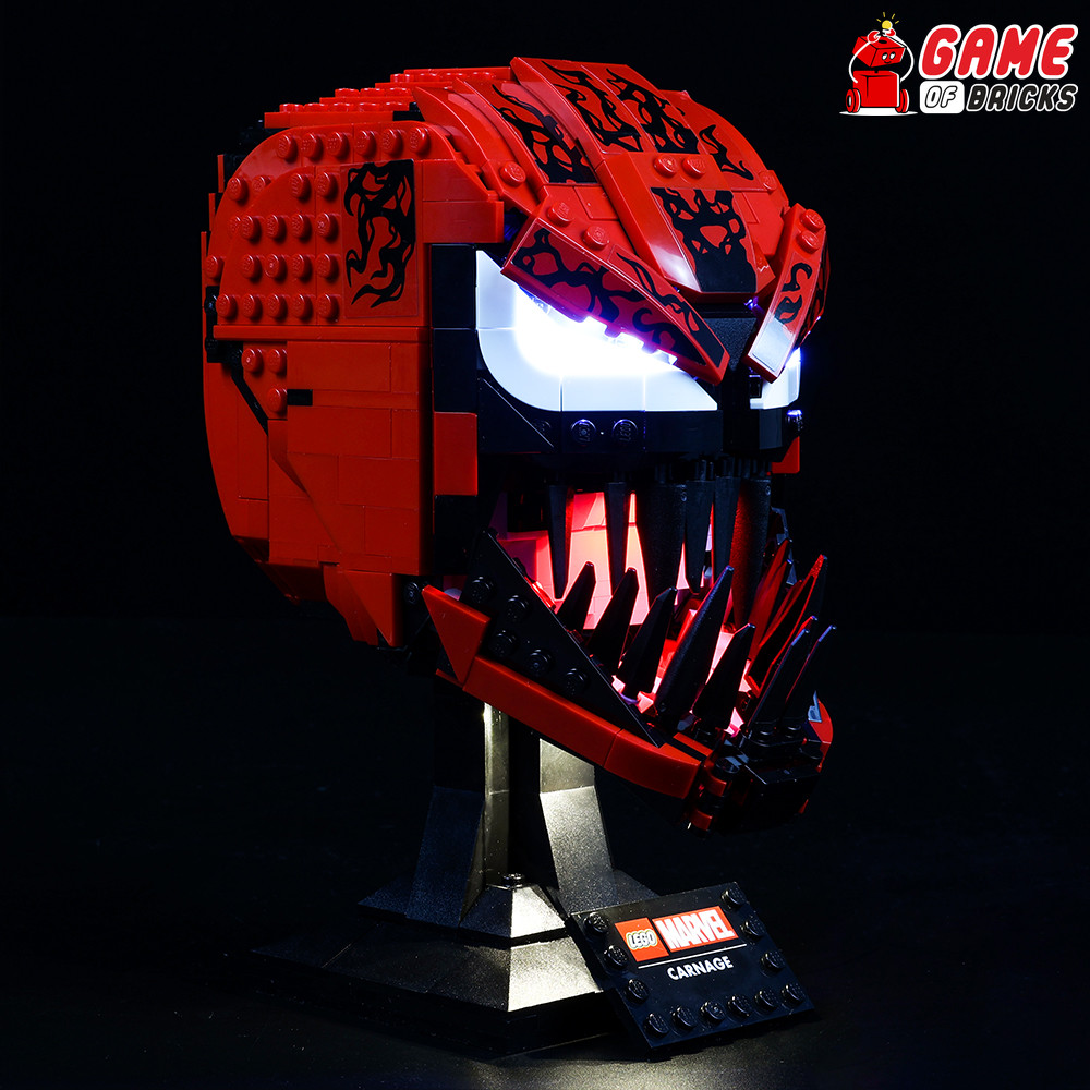 LED Light Kit for Carnage - Compatible with LEGO® 76199 (Standard Version)