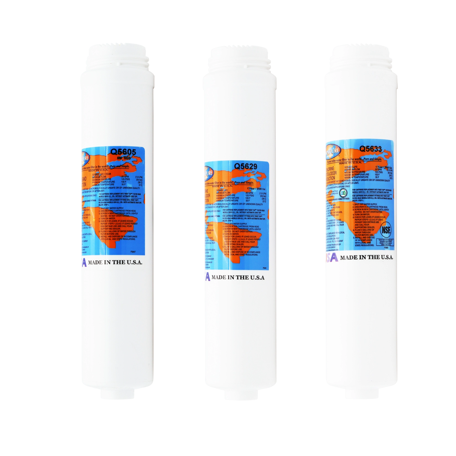 PuROTwist 4000T75 Replacement Filter Kit -Membrane Sold Separately