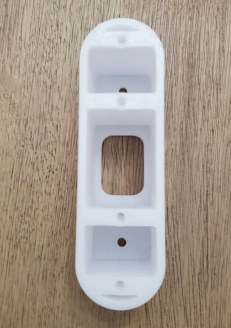 SimpliSafe Video Doorbell Custom Expander Spacer Mounting Bracket 0.5"-3.5"