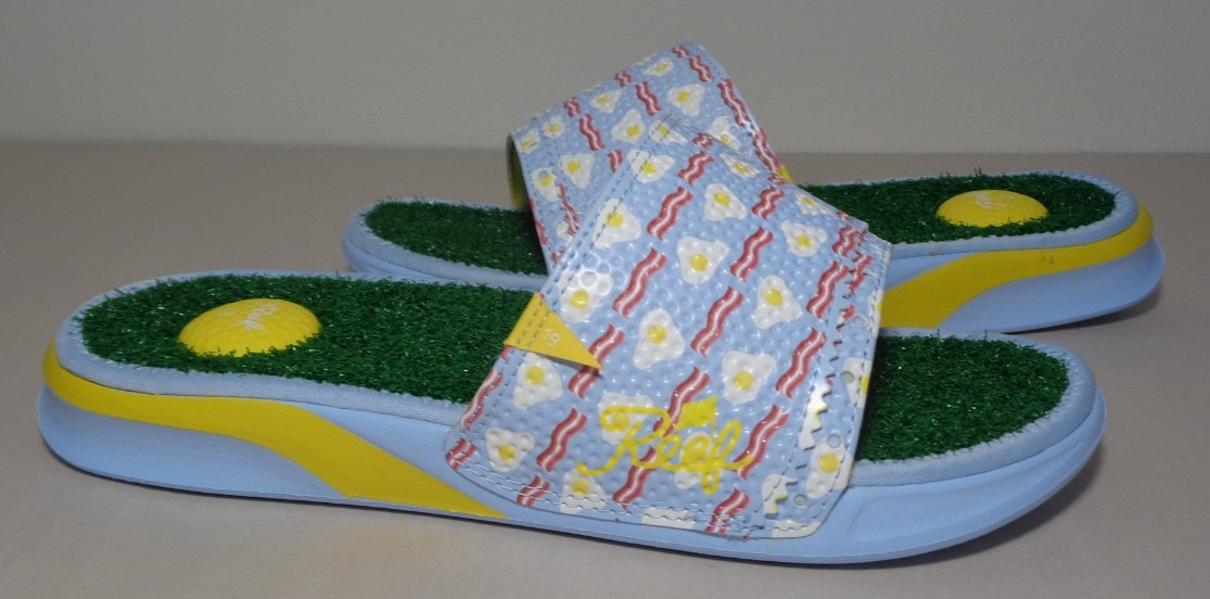 Reef Size 10 M / MULLIGAN SLIDE / Breakfast Ball / Sandals New Men's Shoes