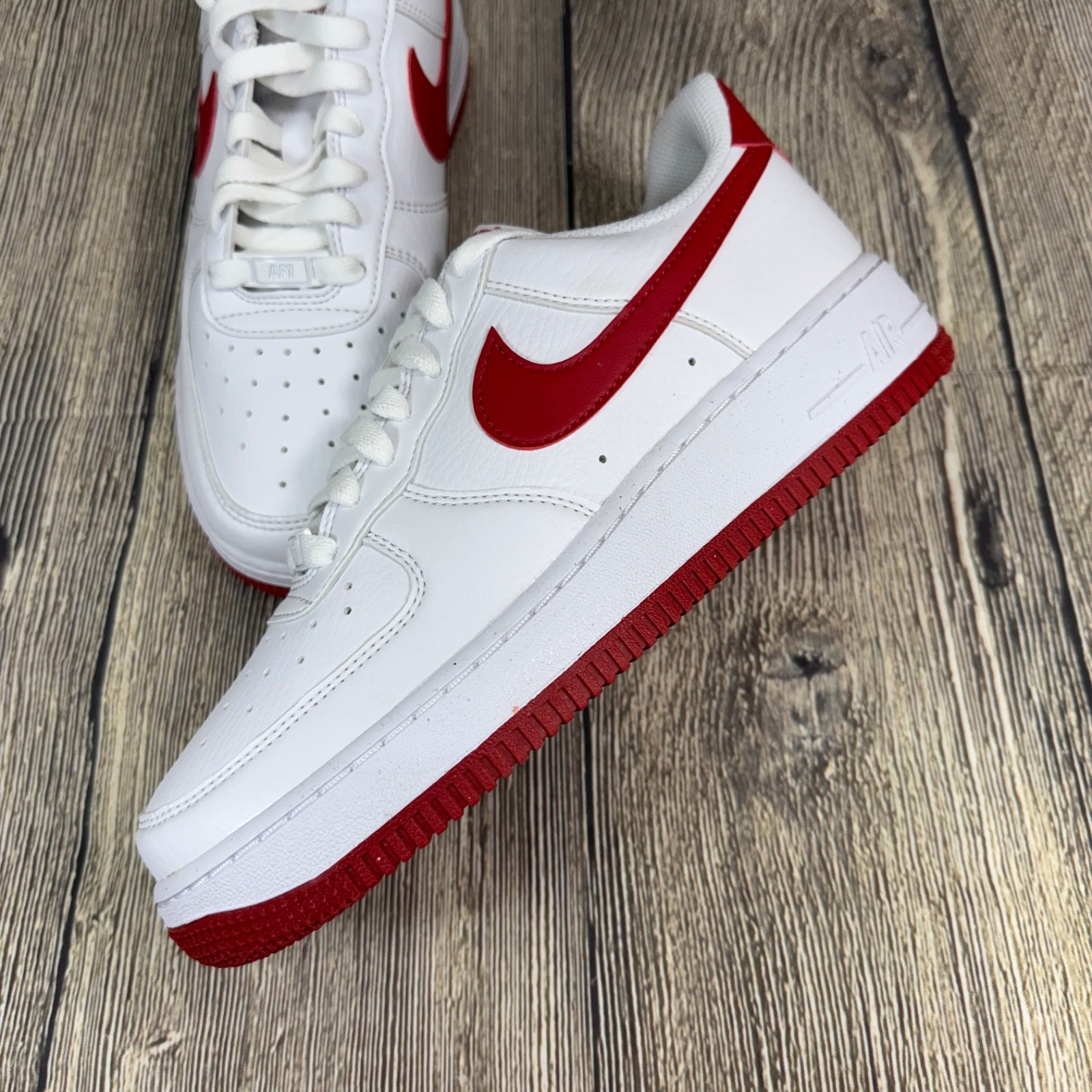 Nike Air Force 1 '07 SE Next Nature White/Gym Red WMNS 8 M 6.5 DV3808-105