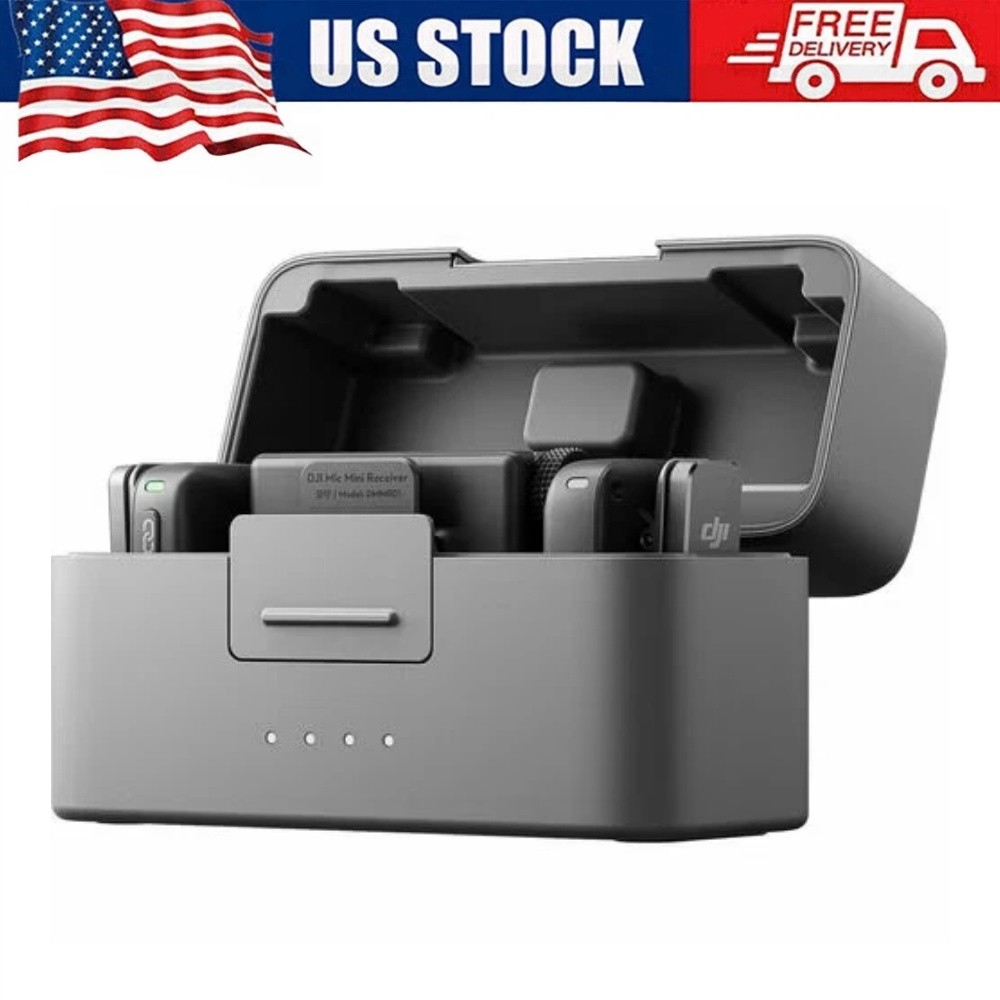 DJI Mic Mini  Wireless Microphone(2 TX + 1 RX + Charging Case)New Sealed Genuine
