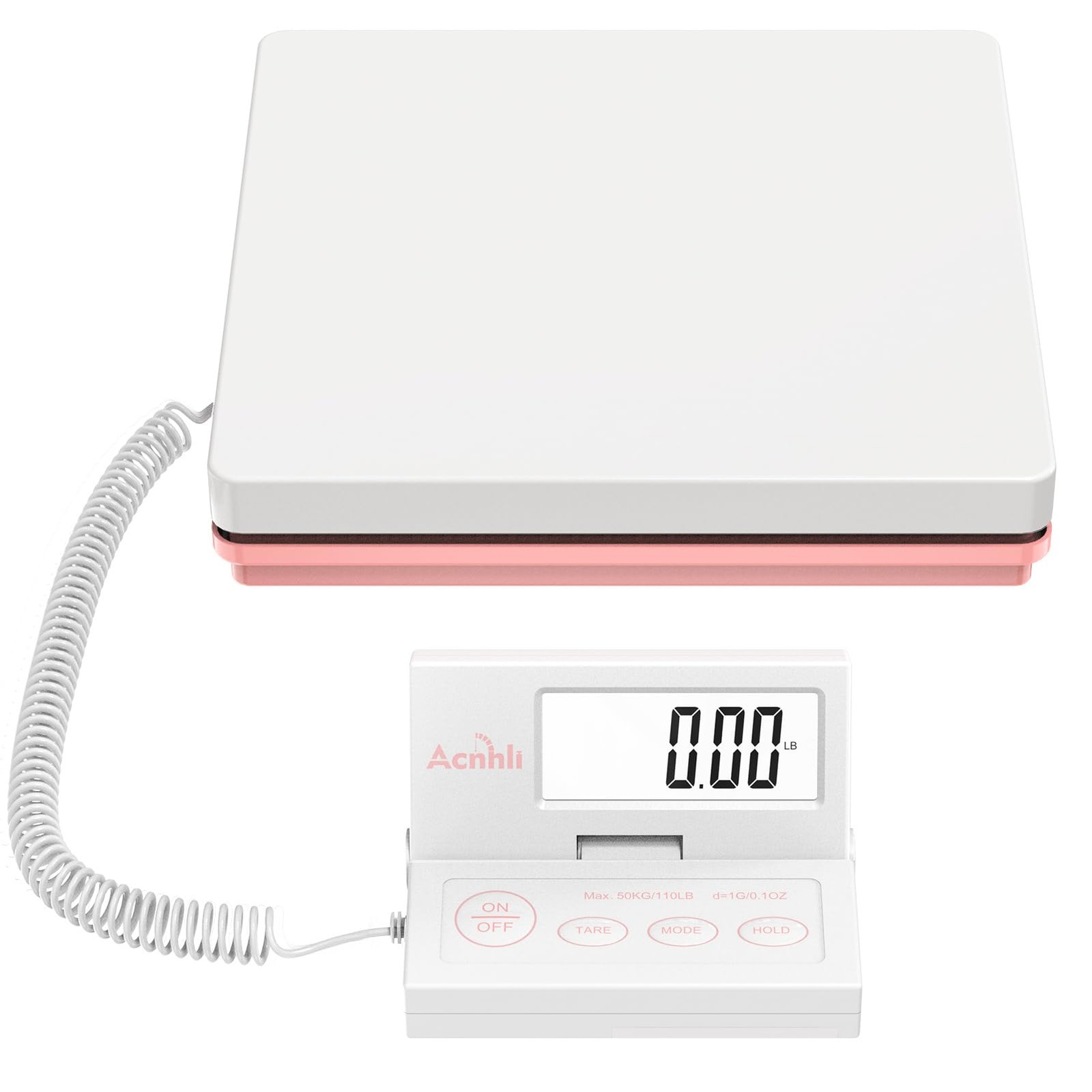 Postal Mail Scales for Shipping, 110LB(50KG) Scale for Package, Three Functio...