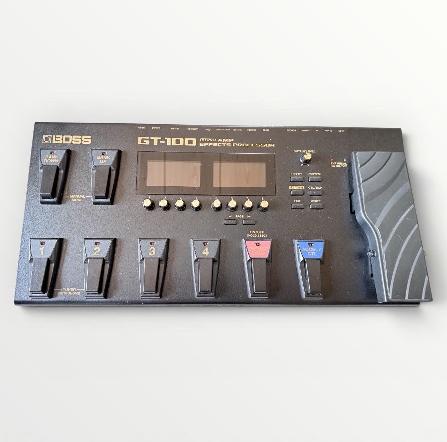 Boss GT-100 Ver.2 Professional Guitar Multi Effects Used Tested