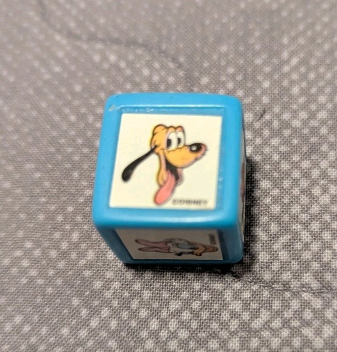 Disney Mickey Mouse Yahtzee Replacement Game Dice 1988
