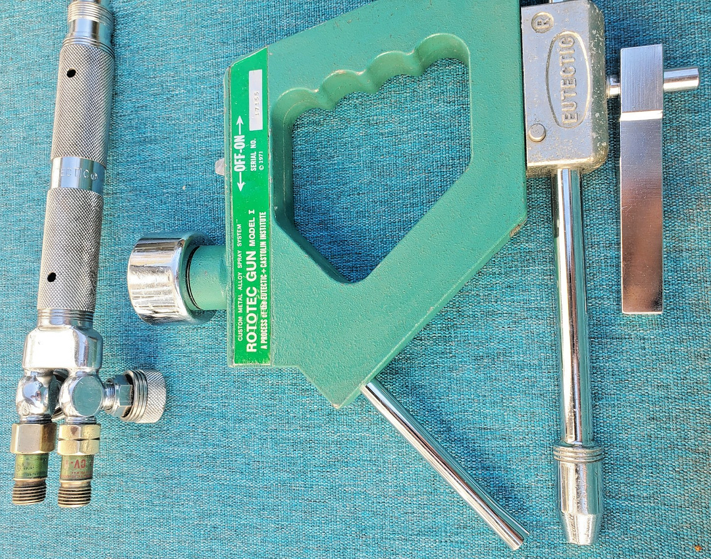 Rototec Model 1 Castolin Eutectic Flame Spray Gun ROTOTEC MODEL I