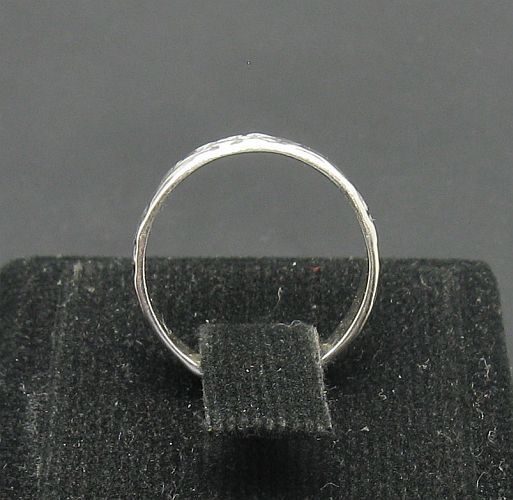 Genuine Sterling Silver Kids Ring Band Flower Solid Hallmarked 925 Handmade