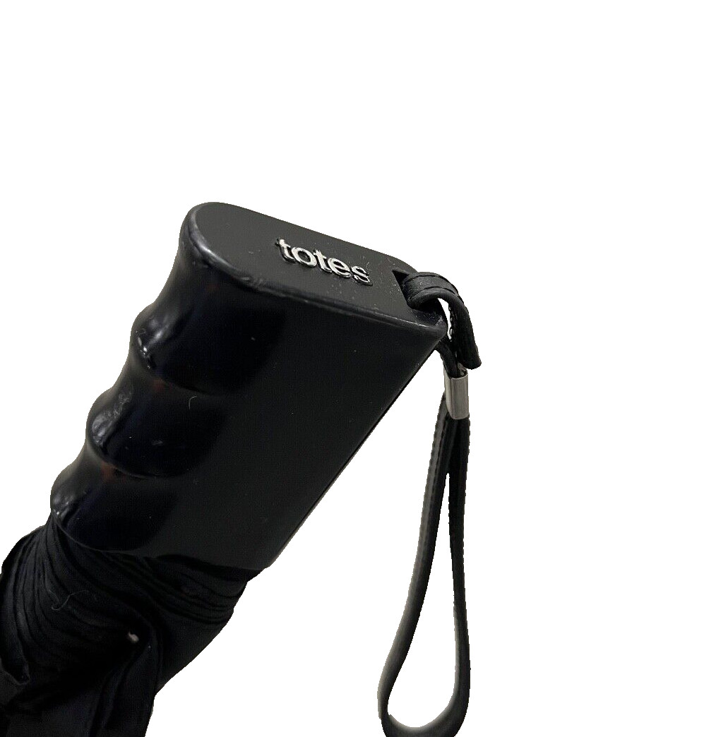 Totes Vintage Flat Thin Manual Umbrella
