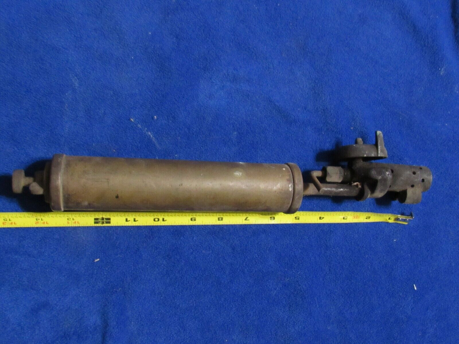 EXTREMELY RARE  VINTAGE ANTIQUE BLOW TORCH SOLDERING IRON TOOL, PORTABLE :