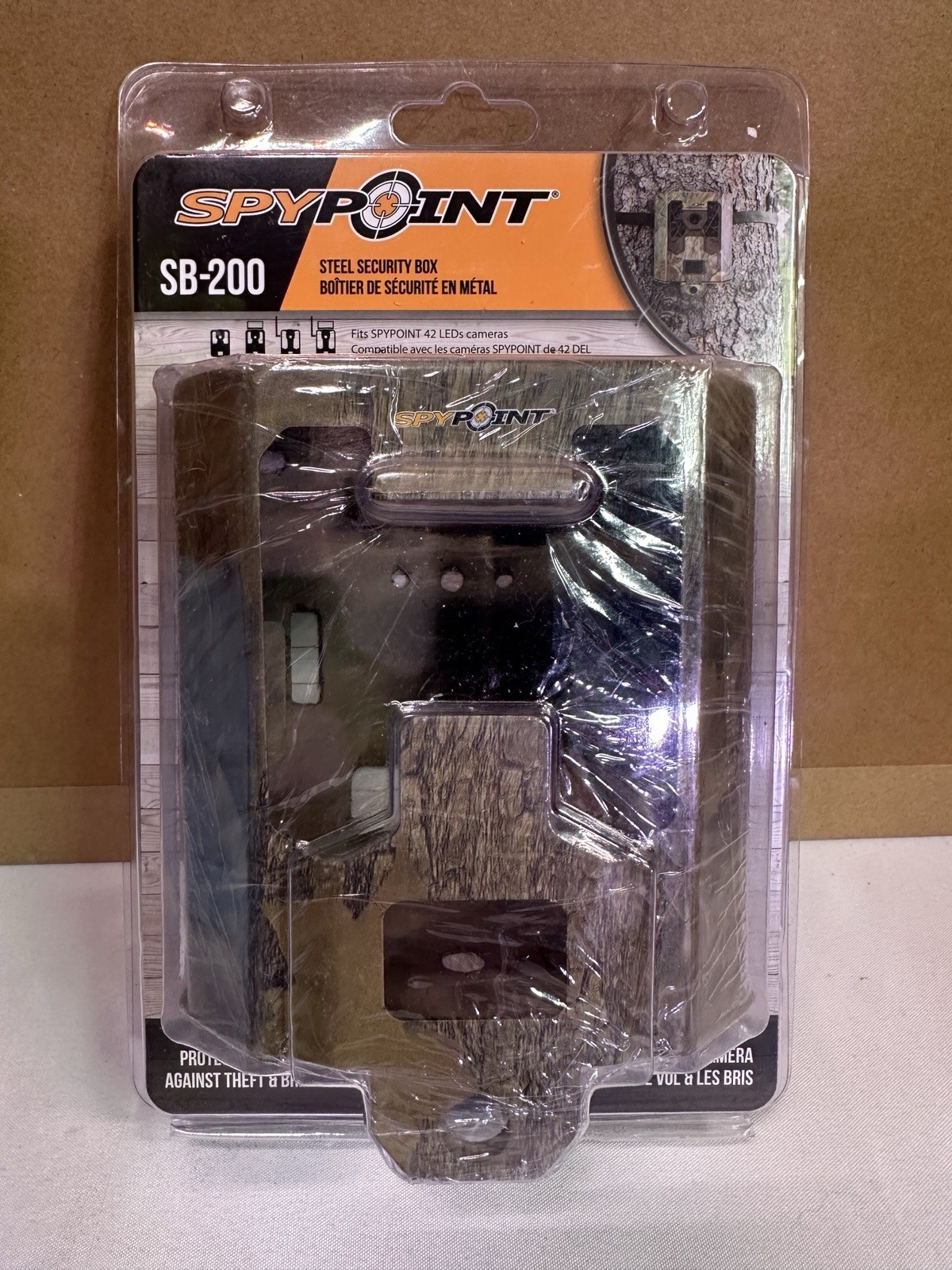 SPYPOINT SB-200 Fits SPYPOINT 42 LEDs Camera Theft Protection Steel Security Box
