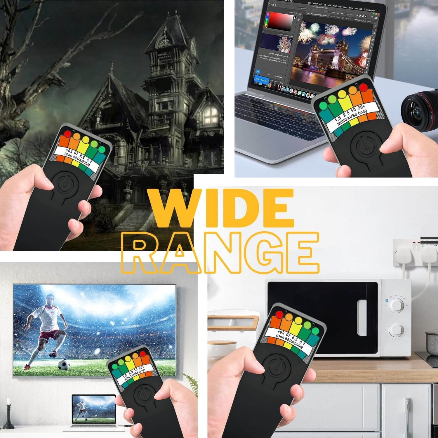 Portable EMF Detector for Ghost Hunting & Safety