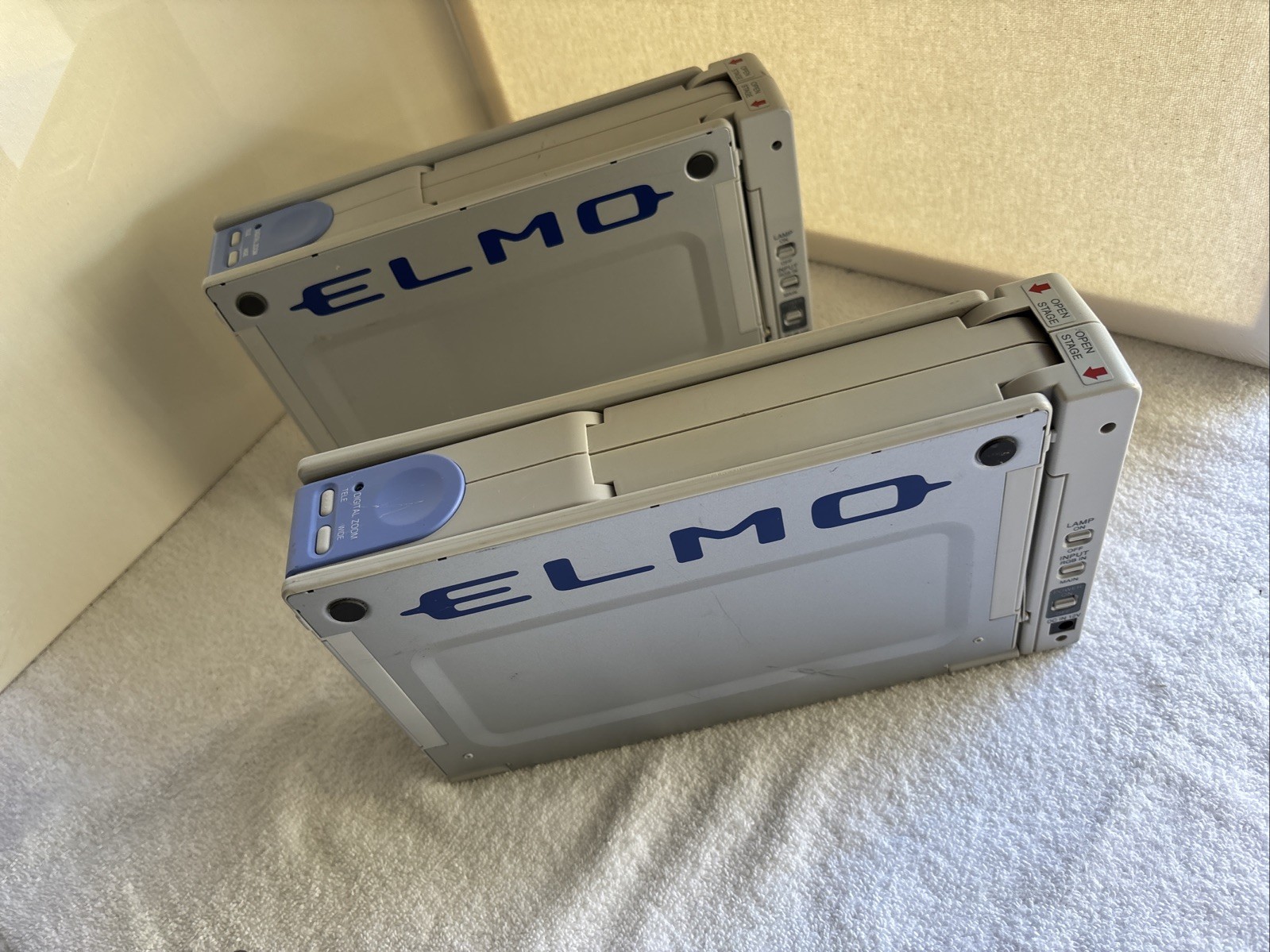 Elmo HV-110XG Visual Presenter Document Camera Overhead Projector Lot of 2
