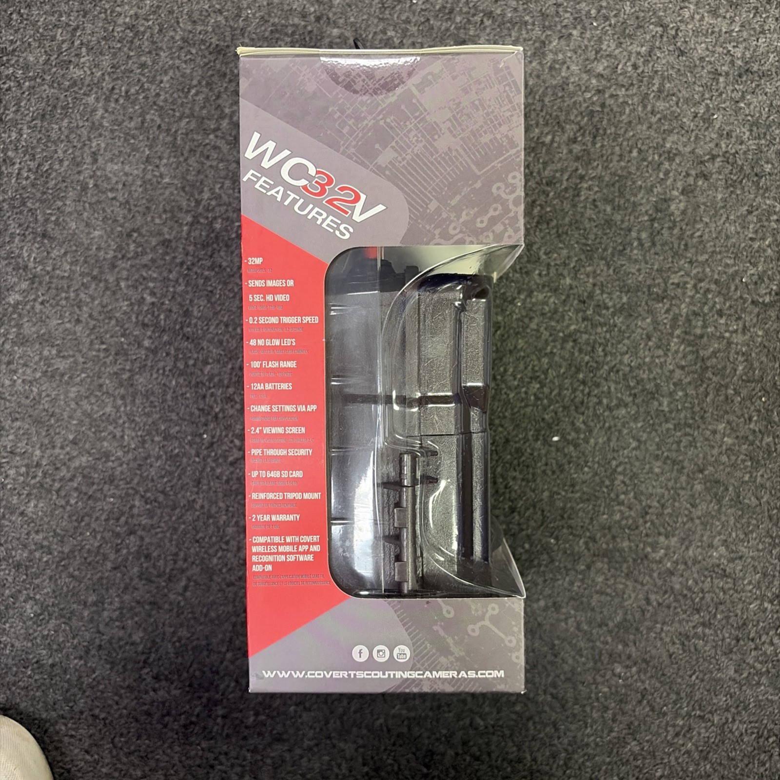 Covert WC32-V Cellular Trail Camera , Cell Cam By Scouting Cameras