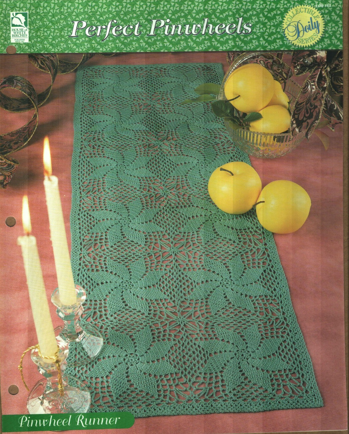 NEW PINWHEEL RUNNER DOILY COLLECTIBLE DOILY SERIES CROCHET PATTERN INSTRUCTIONS