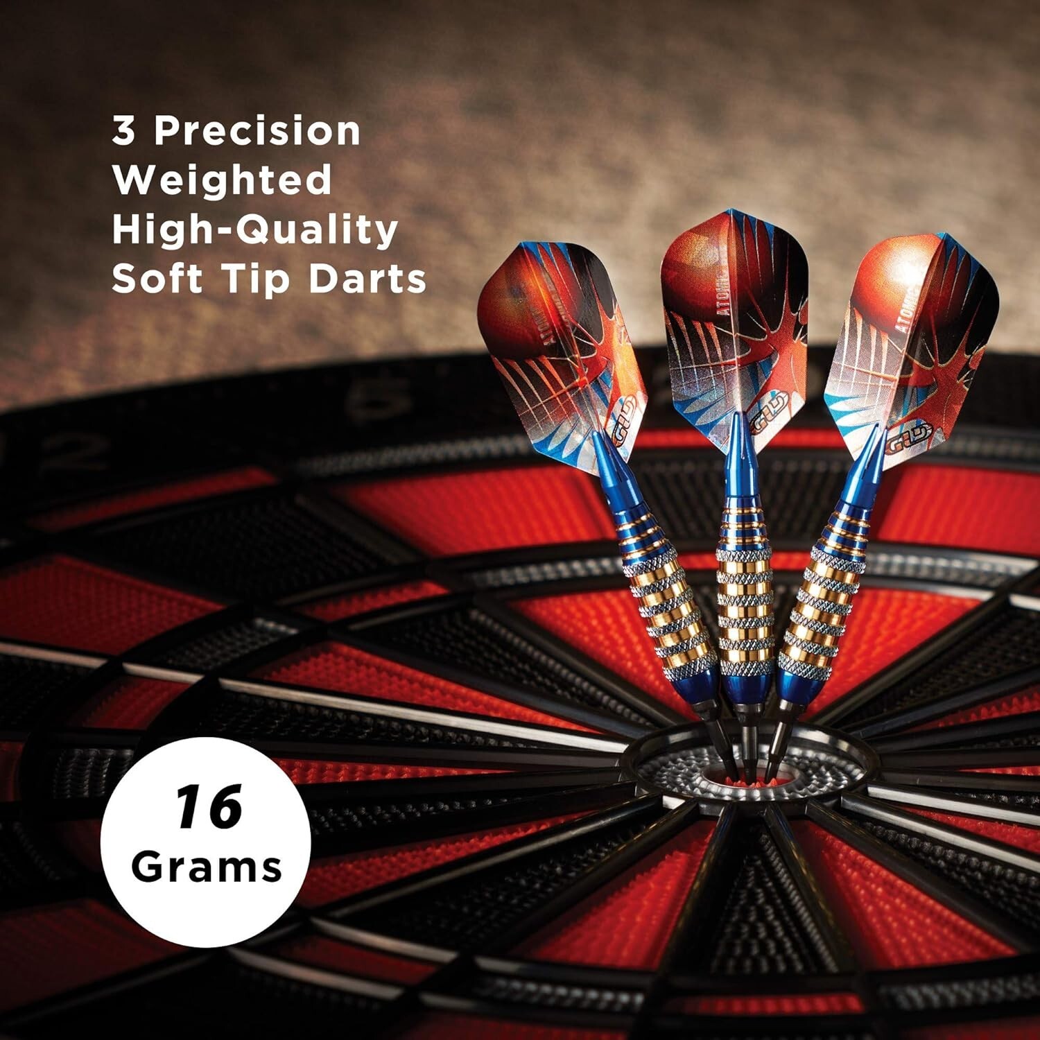 Viper Atomic Bee Darts Blue Soft Tip Darts 16 Grams