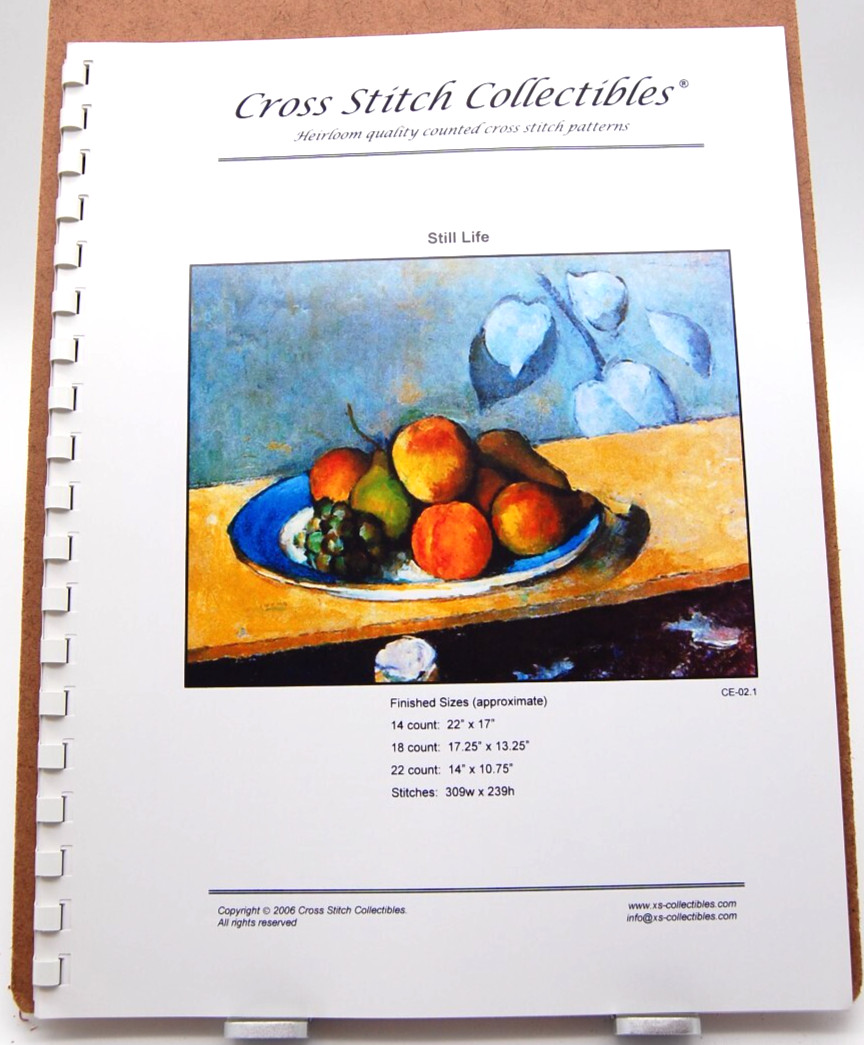 Cross Stitch Collectibles "Still Life" Cross Stitch Pattern 2006