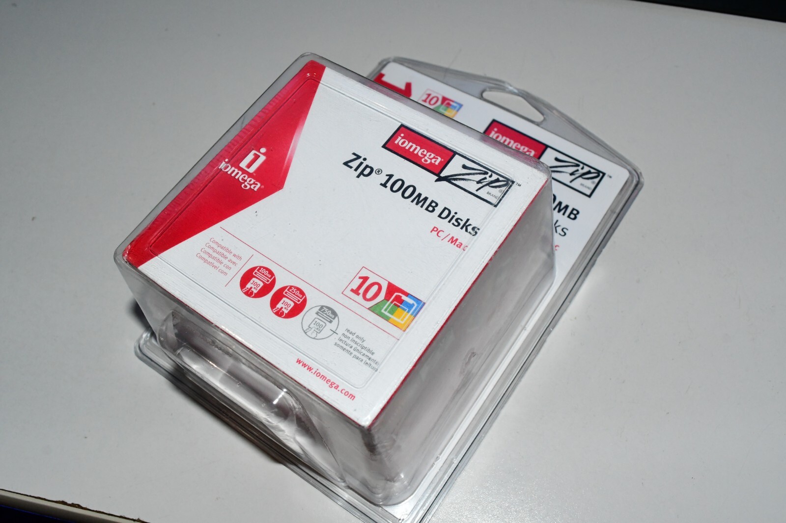 Iomega Zip 100MB Disks For PC/Mac Computers - Brand New- 10EA SEALED OEM 1i
