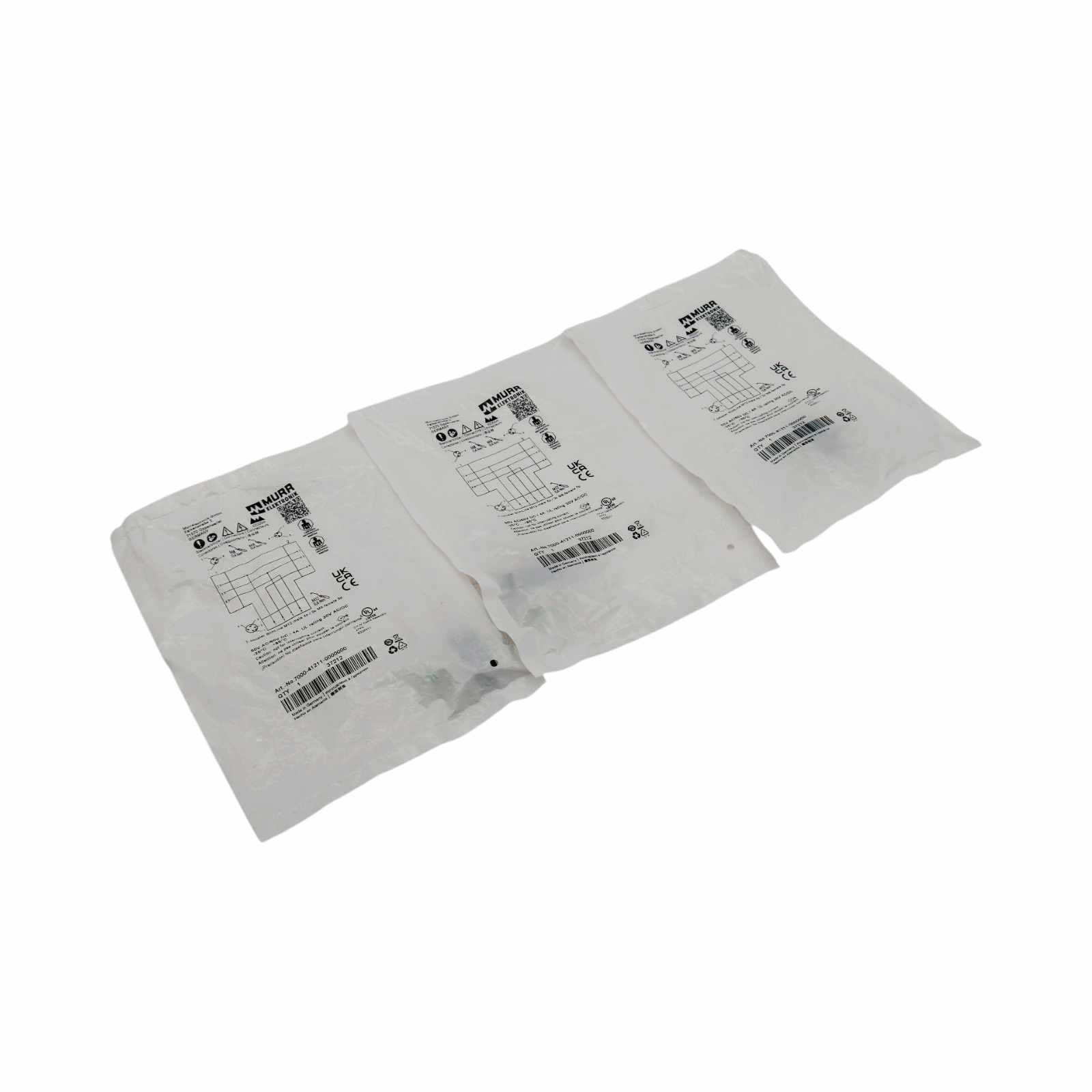 3x Murr Elektronik 7000-41211-0000000 connector/connector-unused/original packaging-