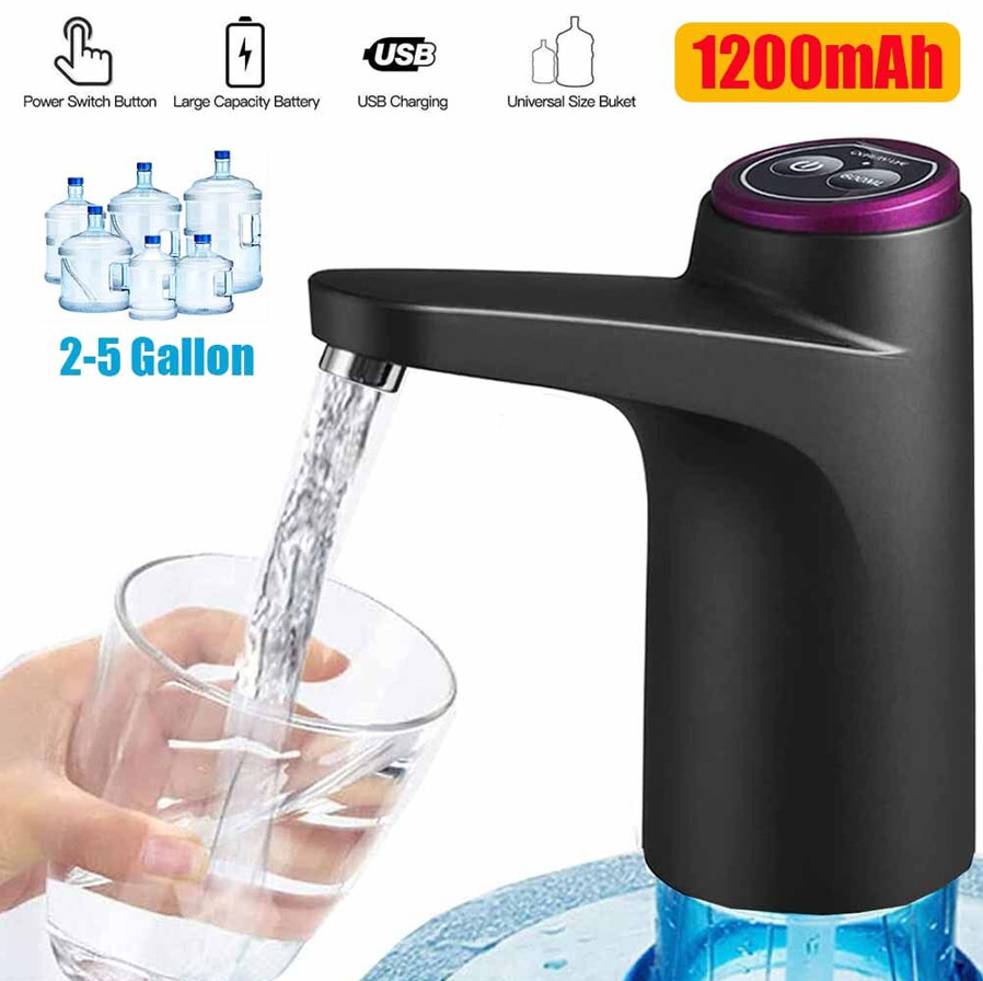Water Bottle Electric Automatic Switch Pump Universal Jug Dispenser 5 Gallon USB