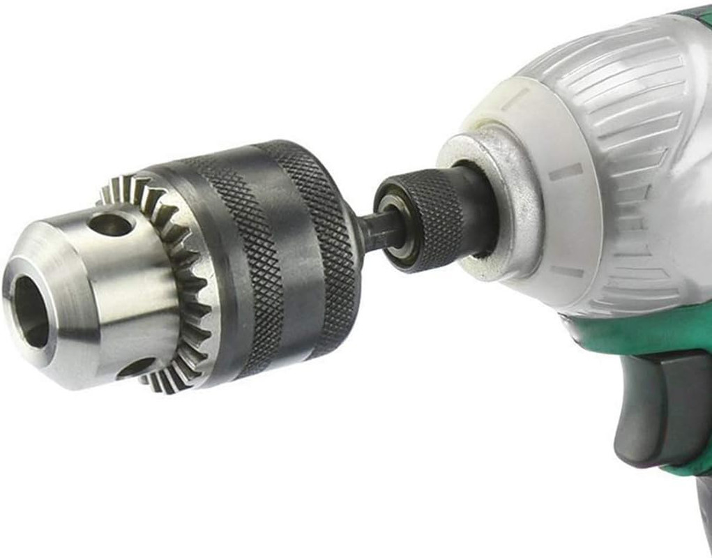 Drill Chucks, 1.5-10Mm Capacity 3/8-24 UNF Threaded with Chuck Key for Electric