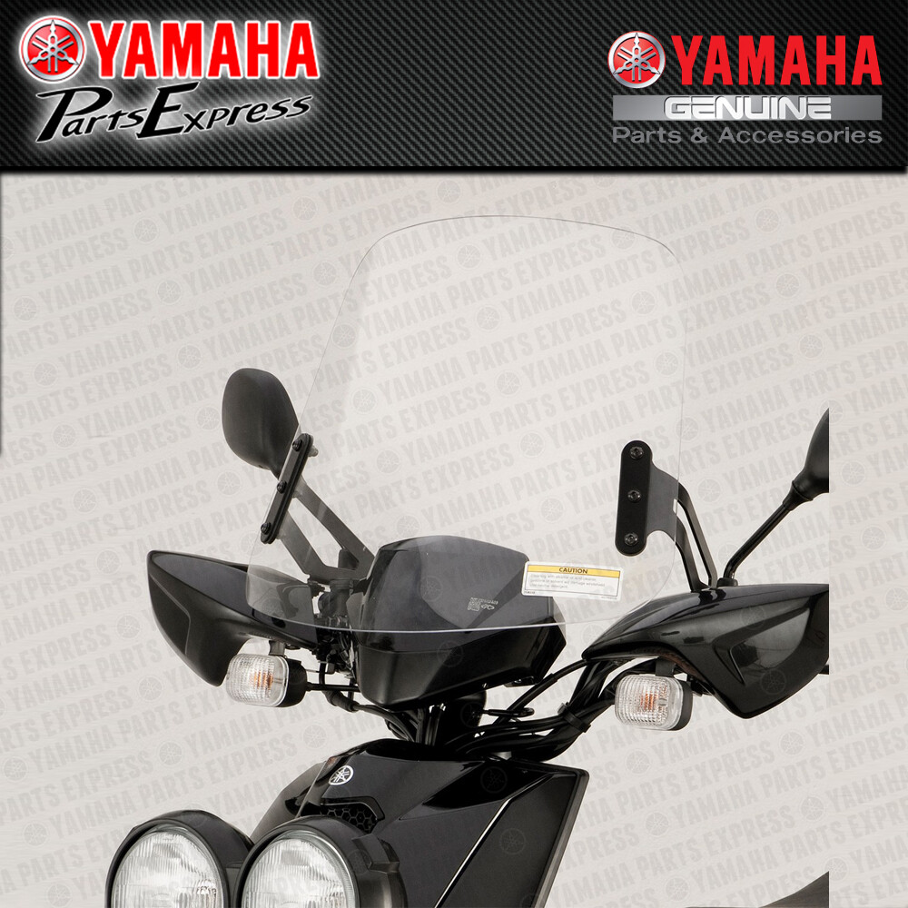 2012 - 2019 YAMAHA ZUMA 50F 50FX OEM TALL WINDSHIELD W/ HARDWARE 1CD-F83J0-V0-00