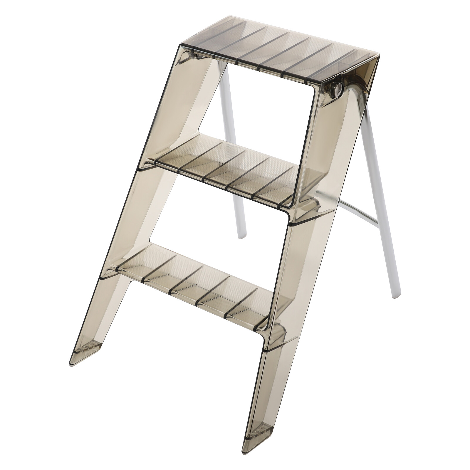 3 Step Ladder Folding Step Stool Modern Folding Step Stool for Adults 44*52*63cm