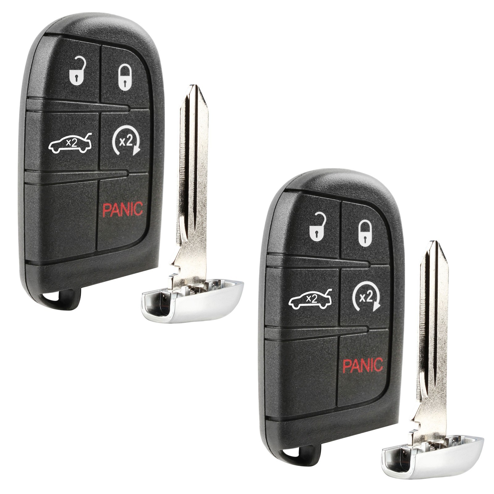 2 For 2015 2016 2017 2018 Dodge Challenger Durango Smart Prox Remote Key Fob