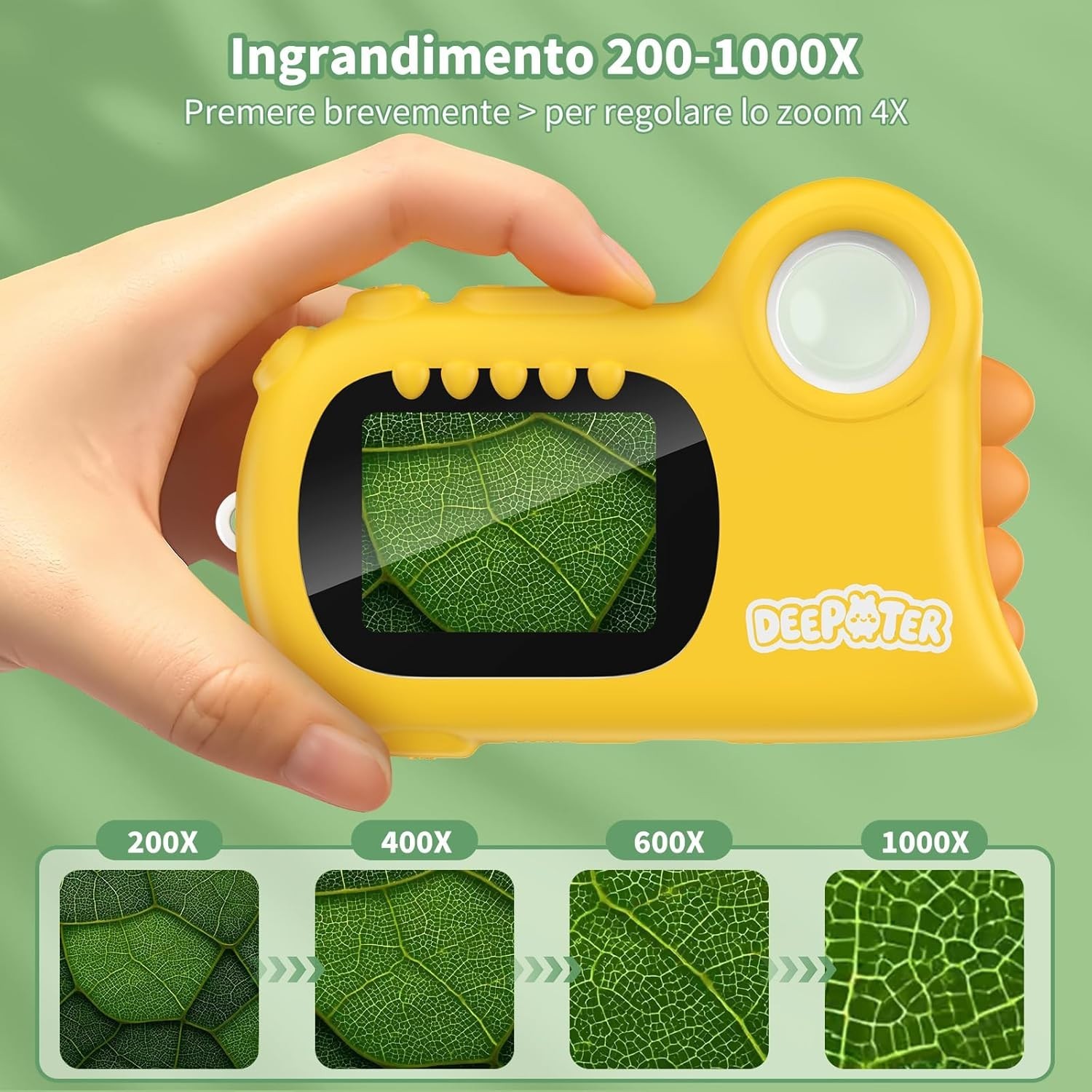 STEM Educational 2-in-1 Microscope and Video Camera for Young Scientists