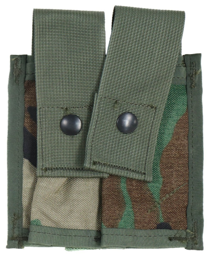 NEW US Army Woodland Molle II 40MM HE Double Pouch BDU Military