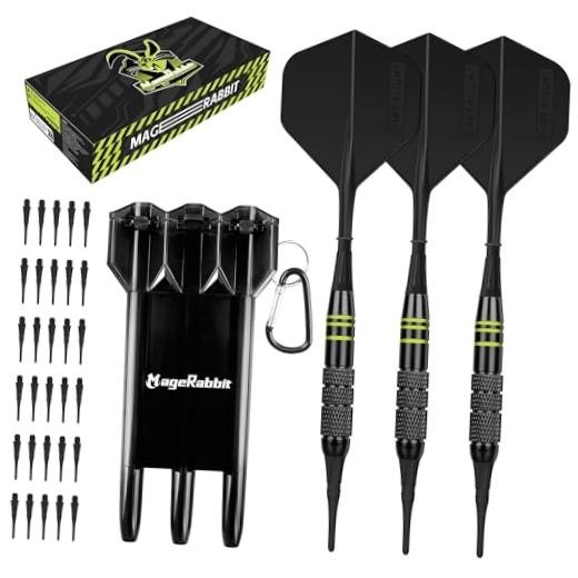 Darts Soft Tip 3Pack 18g with Gift Carrying Case-Copper Barrels with