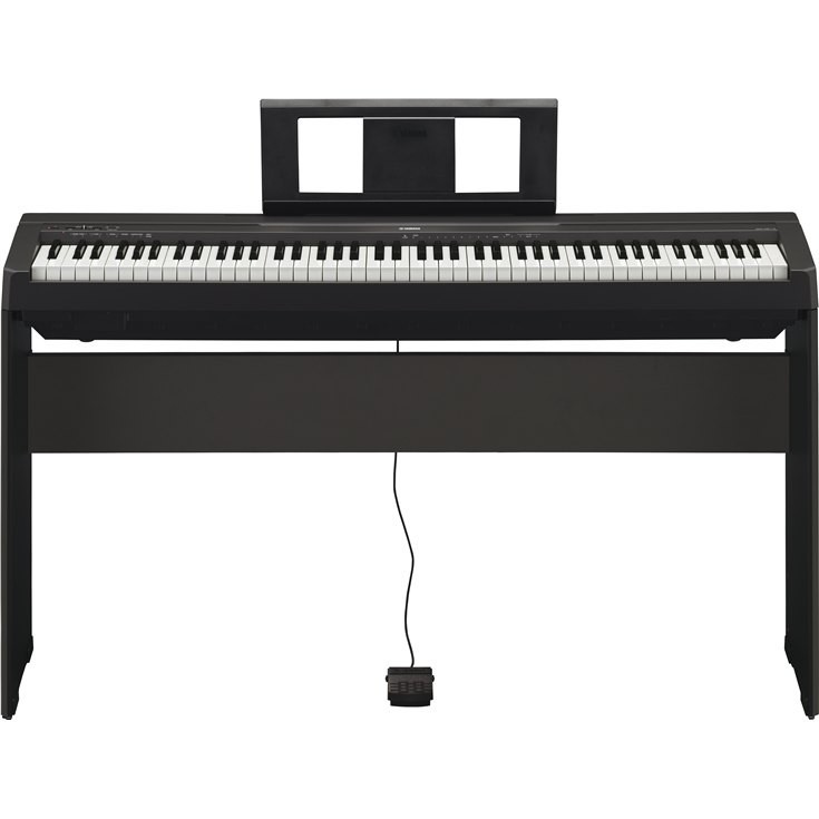 Yamaha P45 88-Key Weighted Digital Piano with Stand, Music Holder, and Pedal