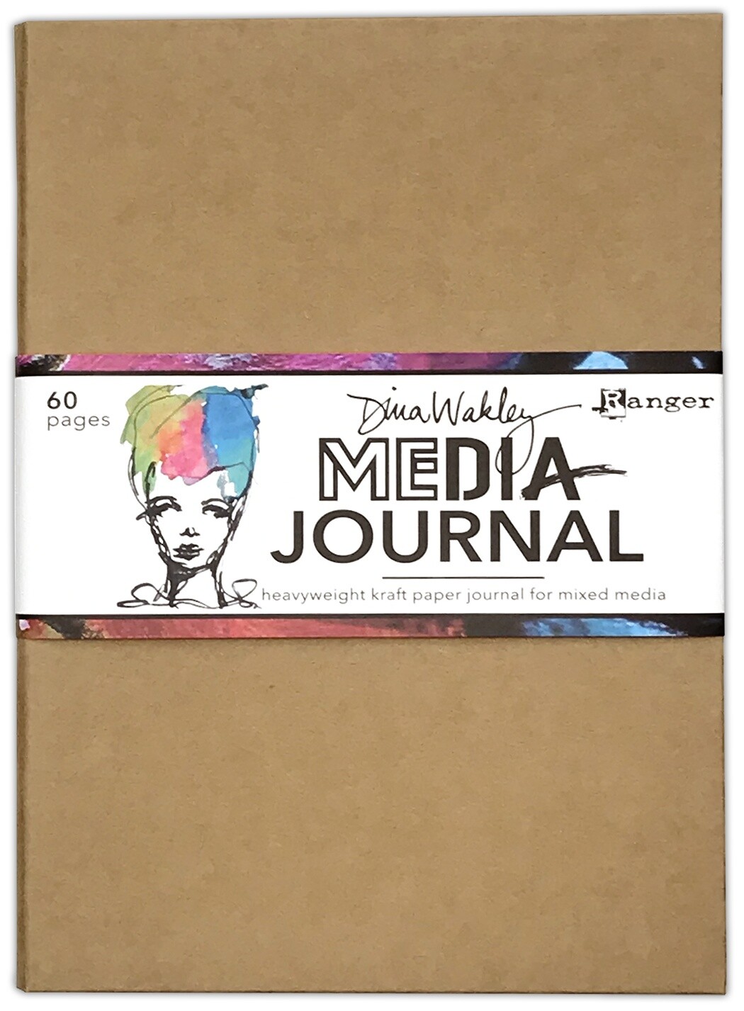 Dina Wakley Media Journal 7.75"X10.25"-Kraft (Pack of 1)
