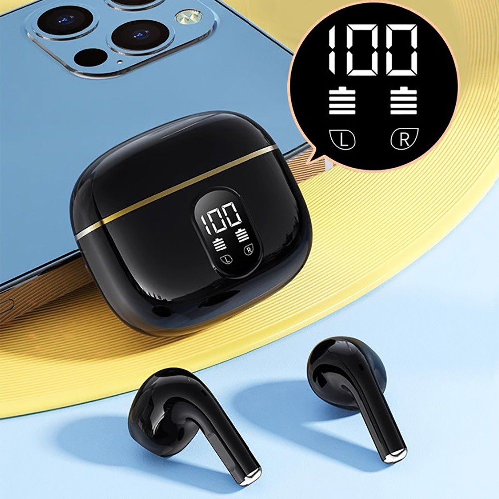 Bluetooth Earbuds Headset 5.3 Wireless Noise Cancelling TWS Waterproof Type-C US